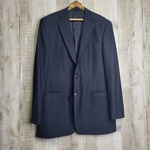 Brooks Btothers 346 Stretch Men's Classic Black Blazer. Size 42L